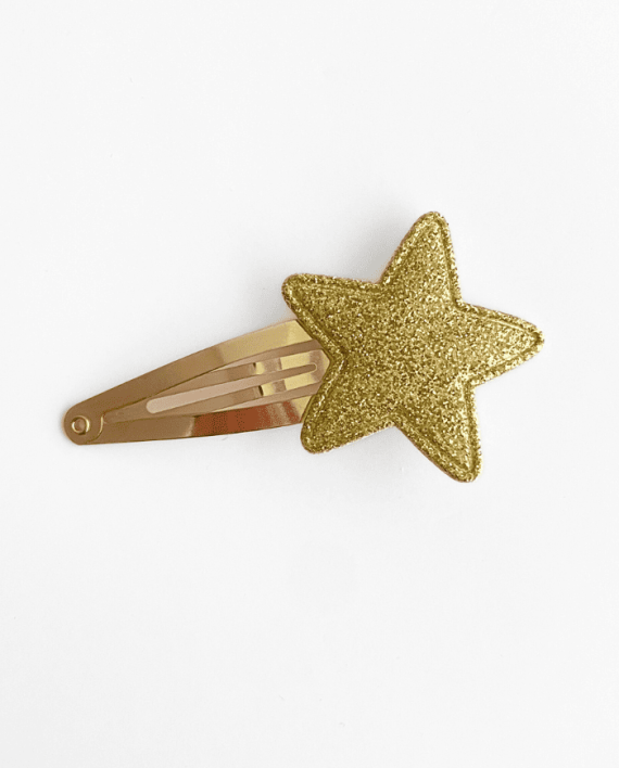 Pack estrellas glitter dorada - Imagen 2